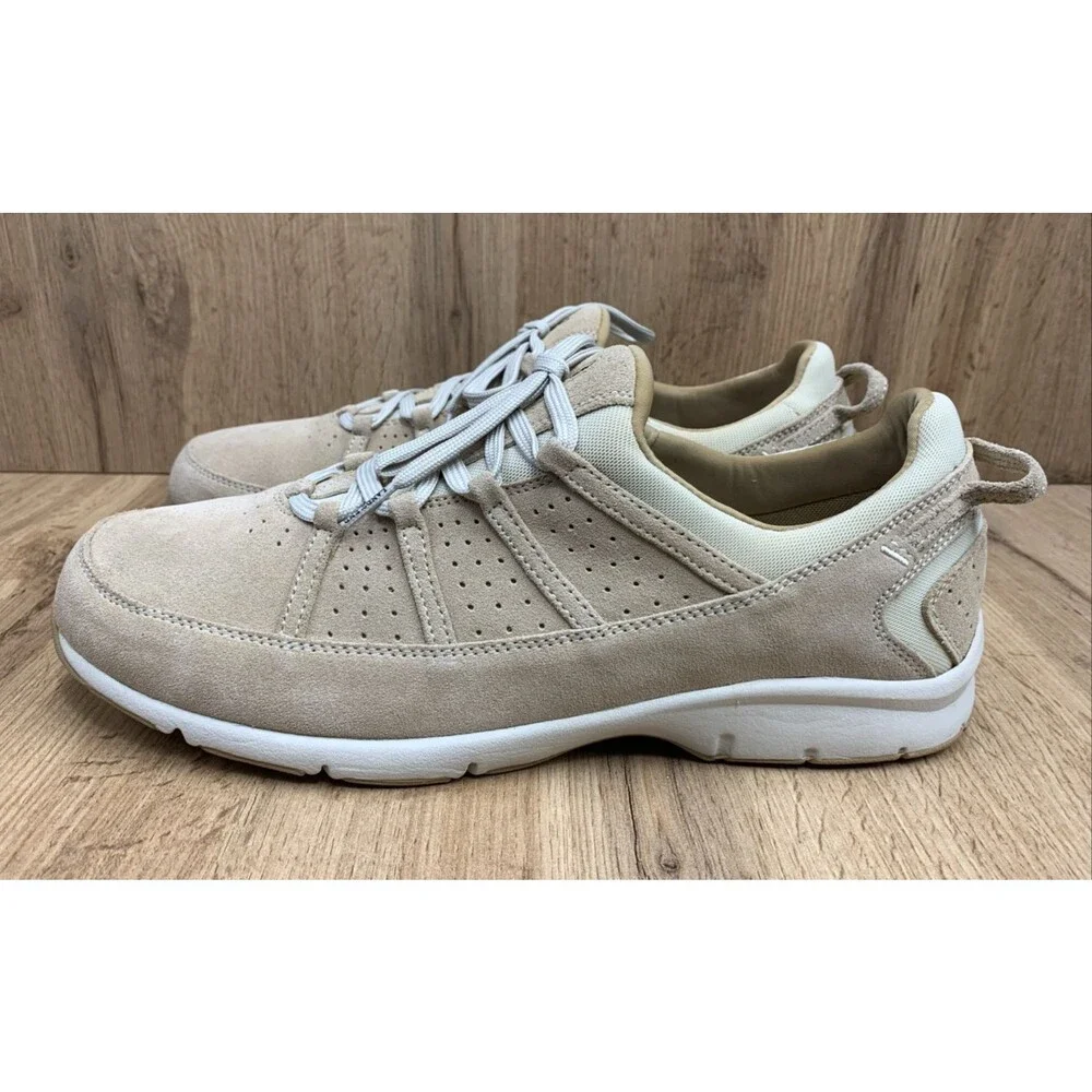 Lands' End Women's Shoes Suede Comfortable Walking Camel Brown 2108979 Size 13 D - Picture 3 of 16